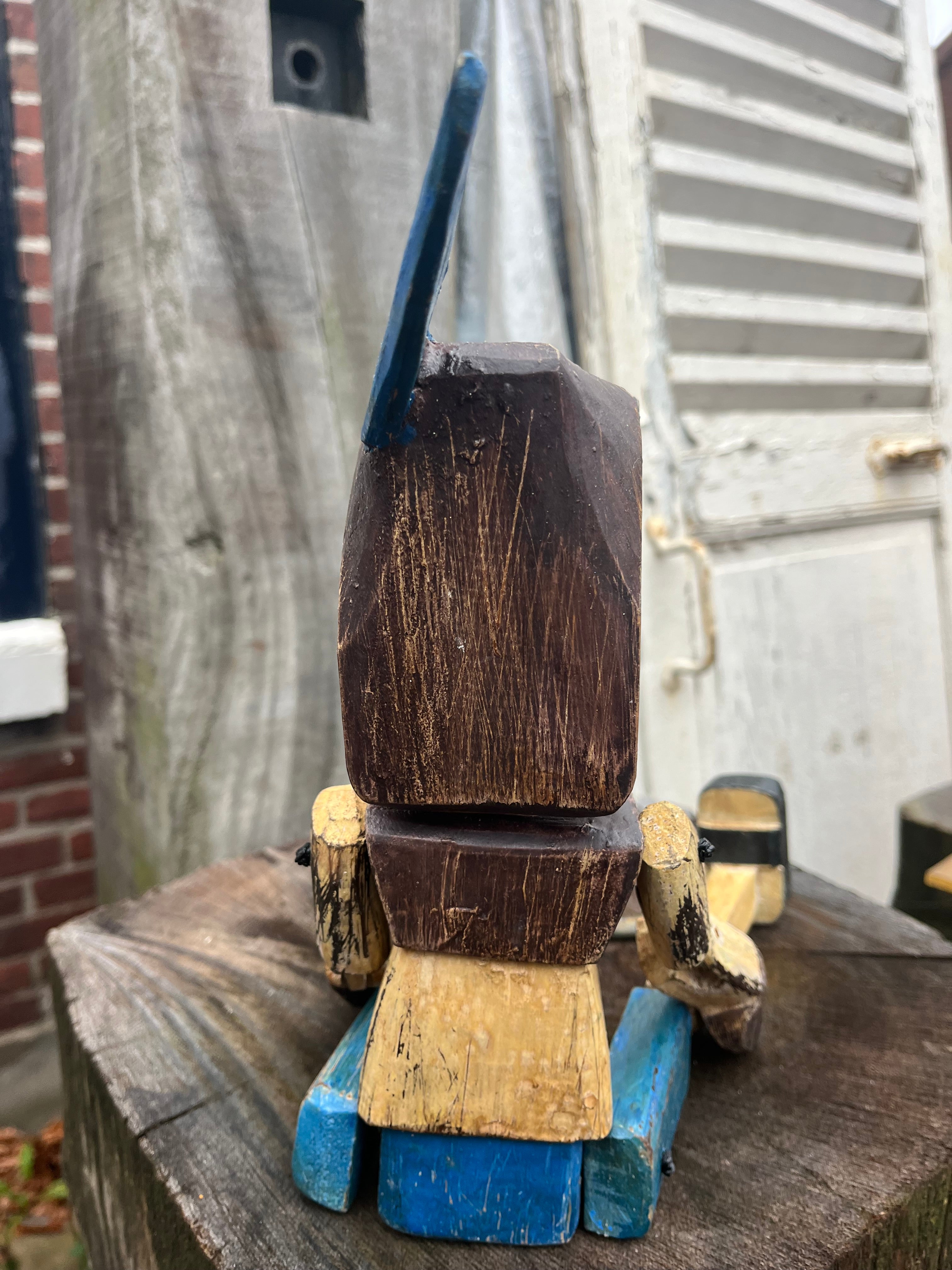 handgeschilderde houten Pinocchio middel